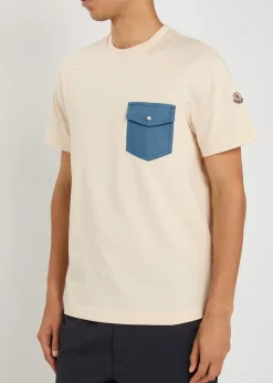 Patch-pocket cotton T-shirt