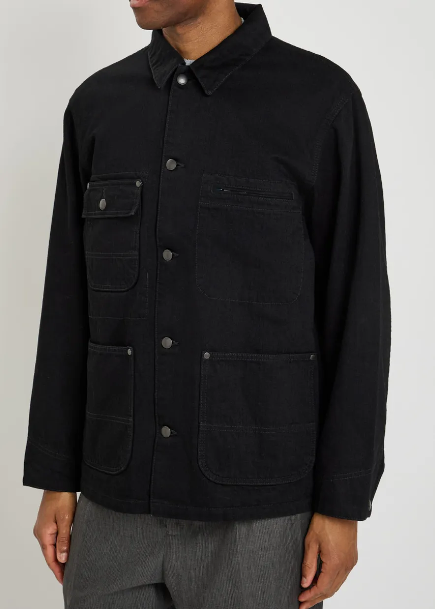 Patch pocket denim jacket