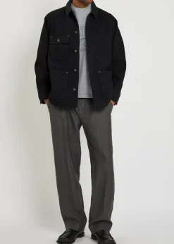 Patch pocket denim jacket