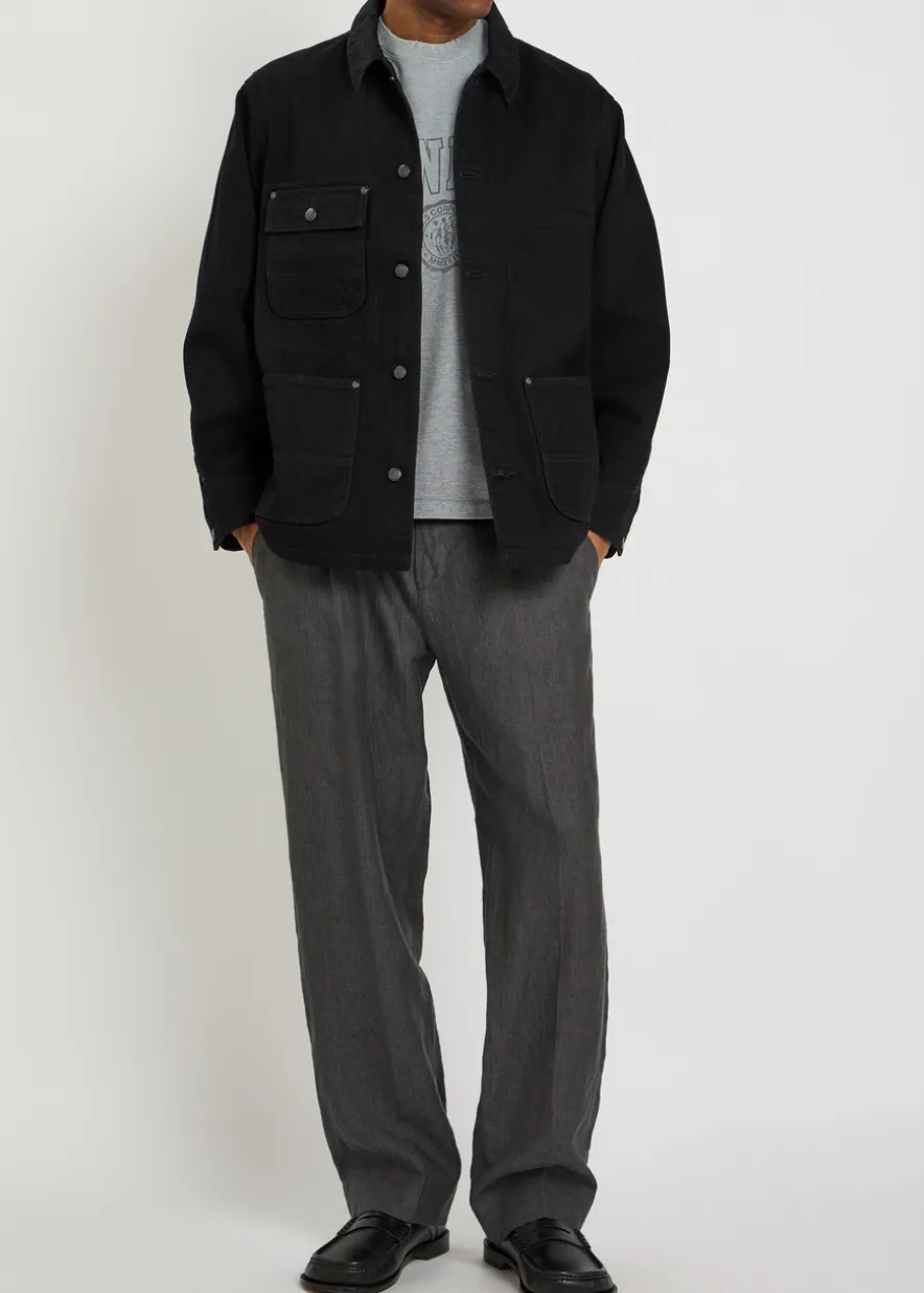 Patch pocket denim jacket