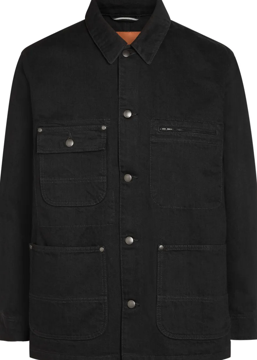 Patch pocket denim jacket