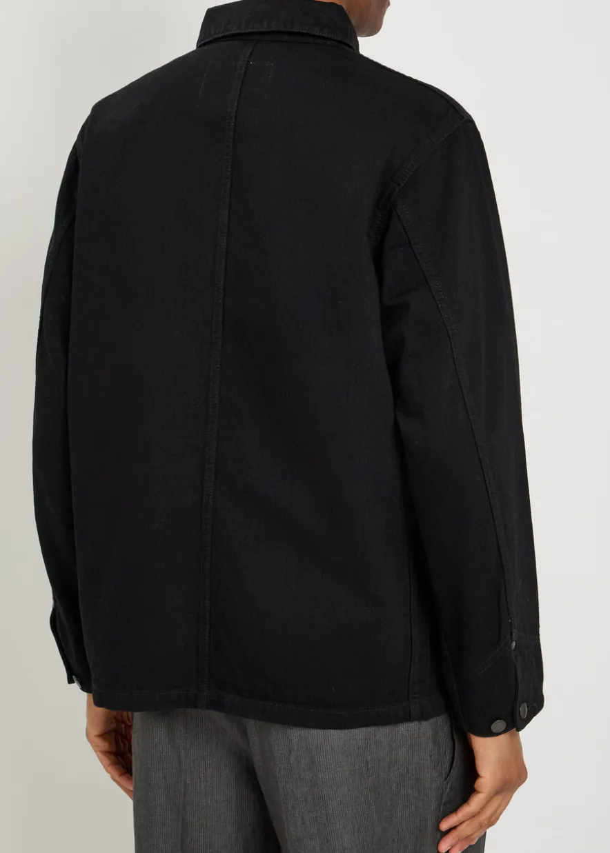 Patch pocket denim jacket