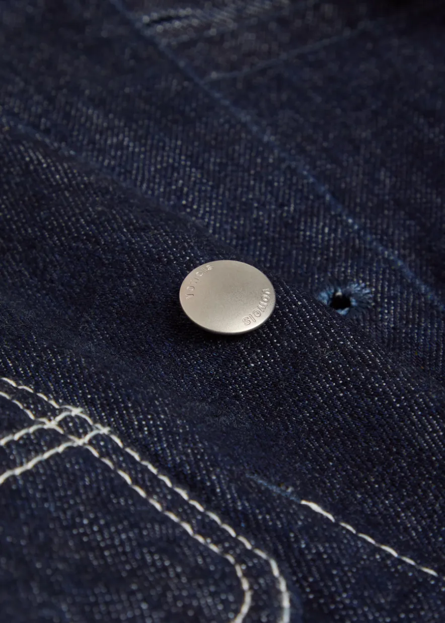Patch pocket denim jacket