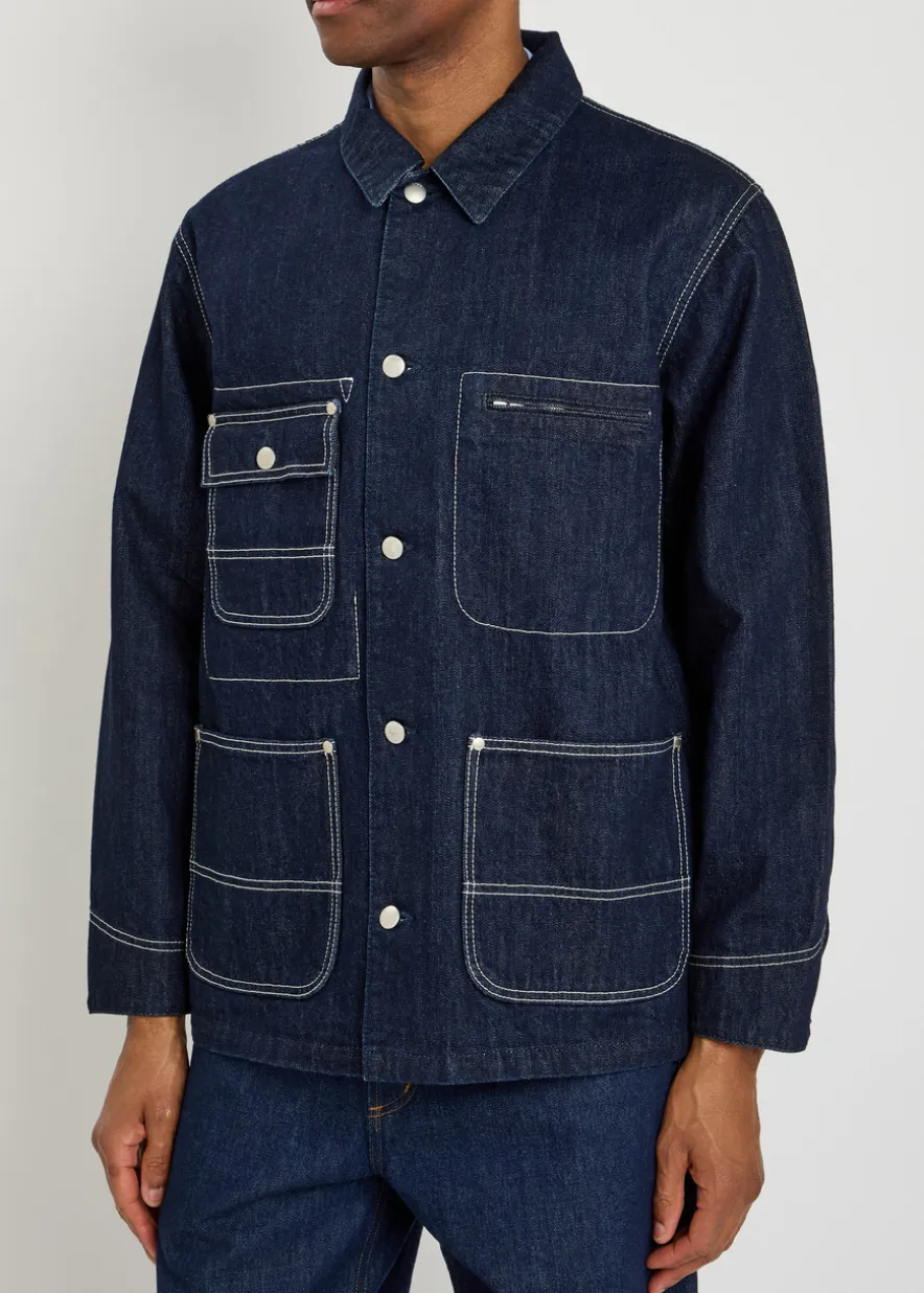 Patch pocket denim jacket