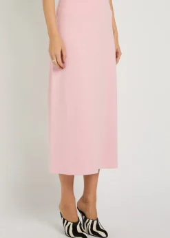 Patri wool-blend midi skirt