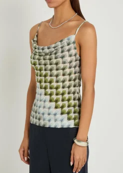 Patterned lace top
