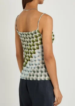 Patterned lace top