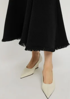 Patterson wool and cashmere-blend midi skirt