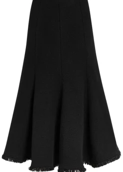 Patterson wool and cashmere-blend midi skirt