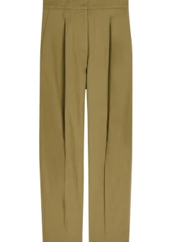 Paver tapered-leg cotton trousers
