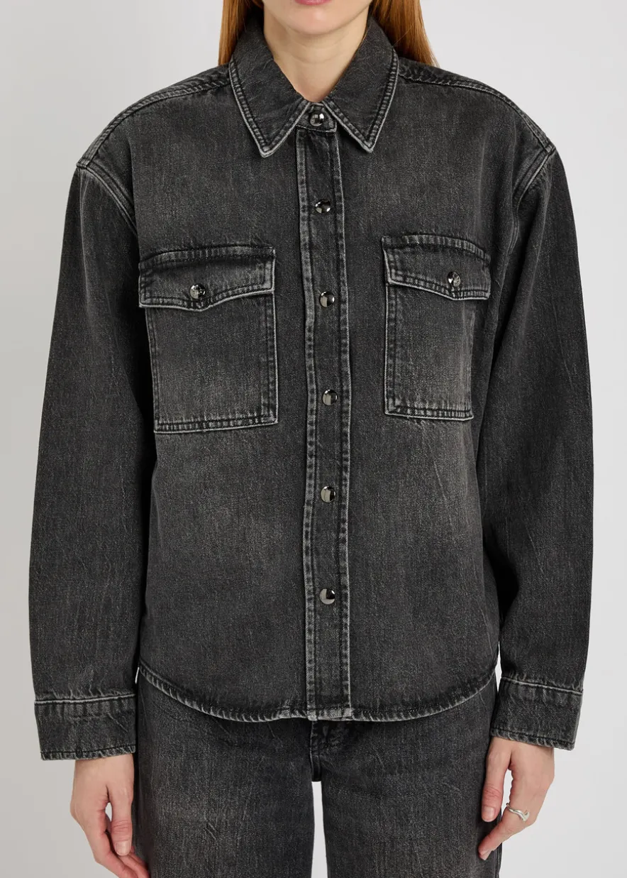 Paxton washed denim shirt