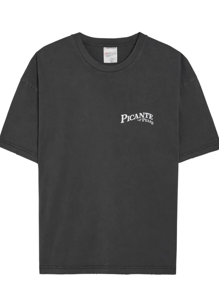 Peaks Patch printed cotton T-shirt