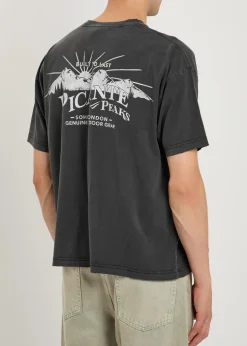 Peaks Patch printed cotton T-shirt