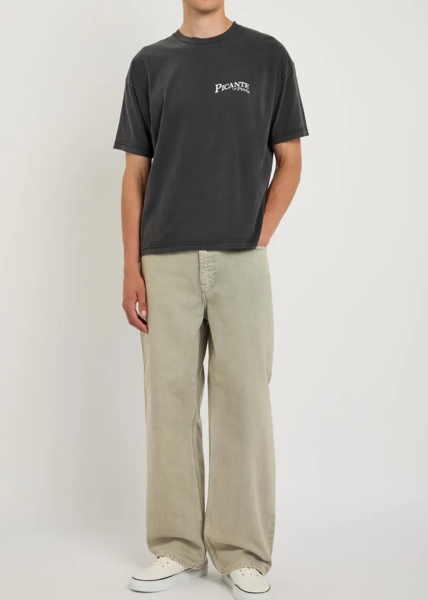 Peaks Patch printed cotton T-shirt