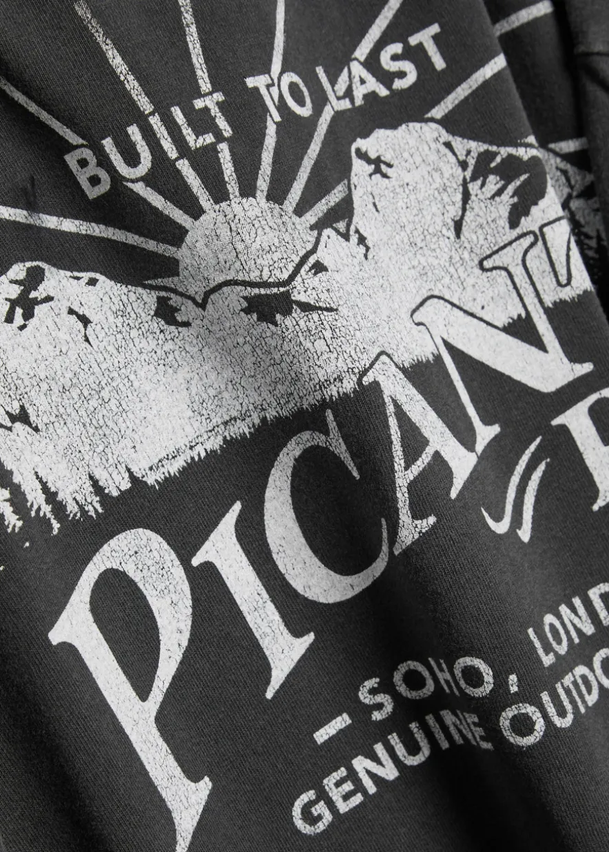 Peaks Patch printed cotton T-shirt