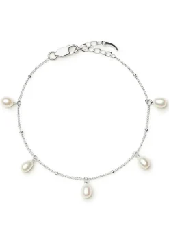 Pearl Baya silver-plated charm bracelet