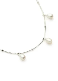 Pearl Baya silver-plated charm bracelet