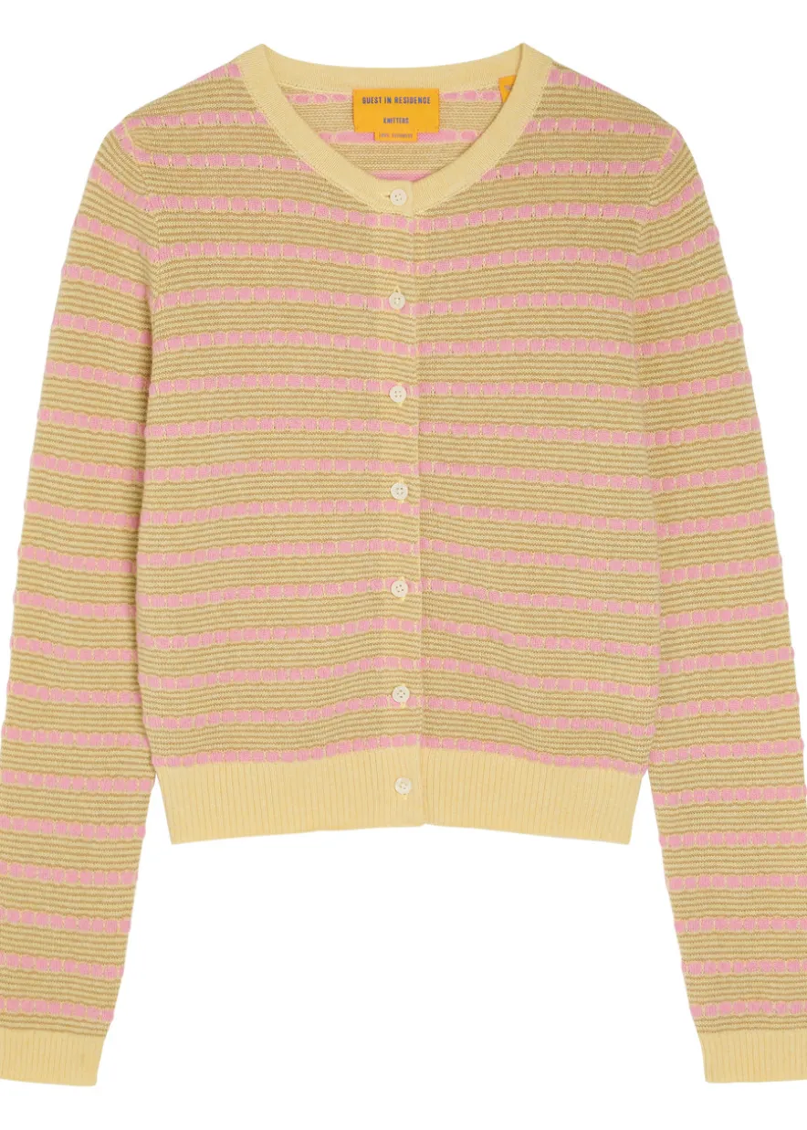 Pebble Jane striped cashmere cardigan