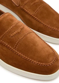 Peebles suede loafers