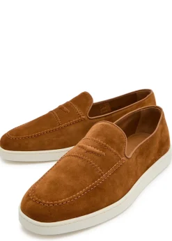 Peebles suede loafers