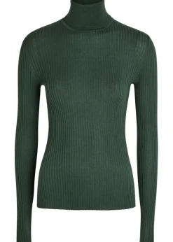 Peppe roll-neck cashmere-blend top