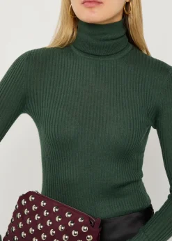 Peppe roll-neck cashmere-blend top