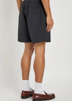 Per cotton-blend shorts