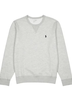 Performance grey jersey sweatshirt