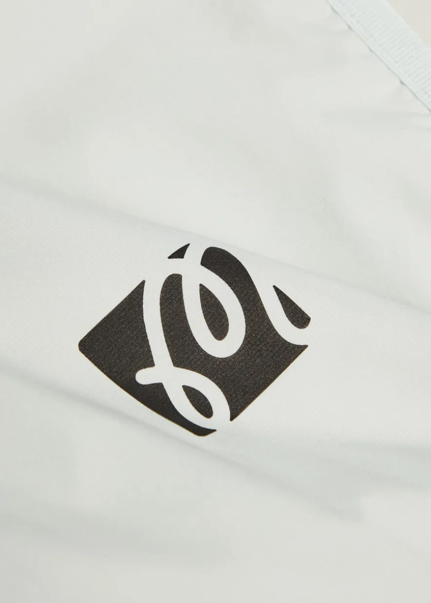 Performance logo-print shell vest