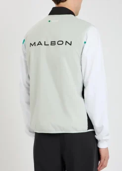 Performance logo-print shell vest
