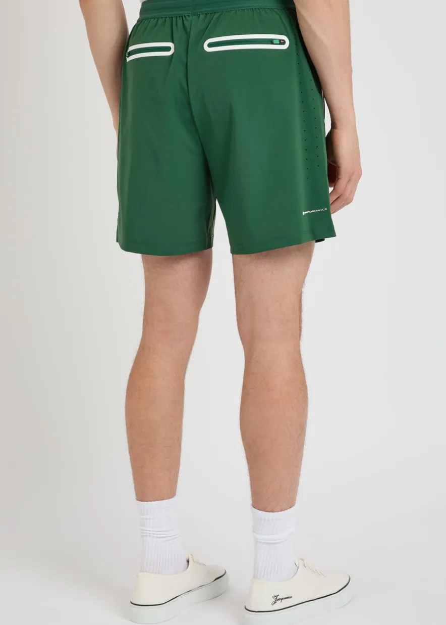 Performance 2-1 logo stretch-jersey shorts