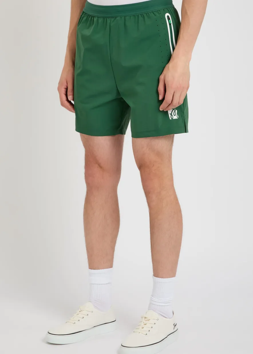 Performance 2-1 logo stretch-jersey shorts