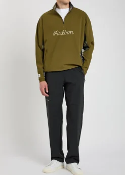 Performance logo stretch-nylon trousers