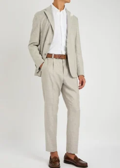 Perin tapered-leg trousers