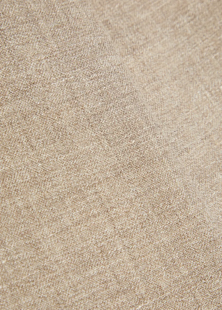 Perla linen and wool-blend trousers