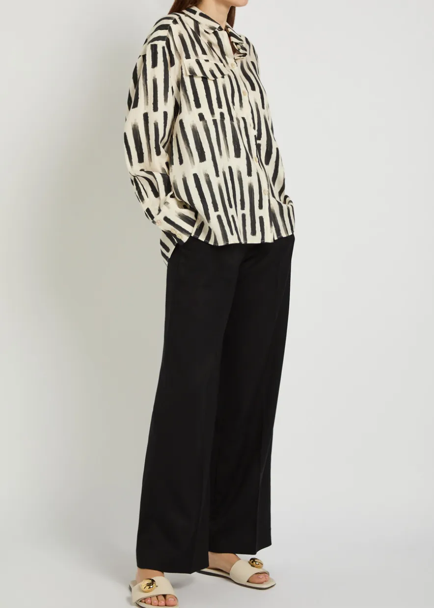 Perla straight-leg trousers
