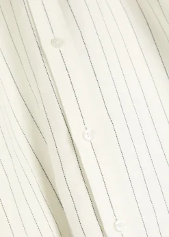 Peters striped linen-blend shirt