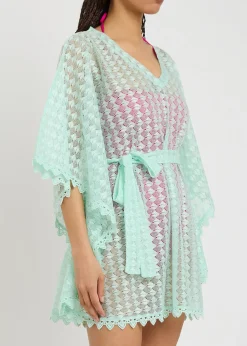 Petra belted cover-up mini dress