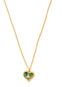 Petra crystal-embellished heart necklace