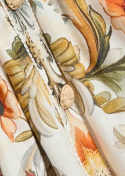 Petra floral-print linen and cotton-blend midi dress