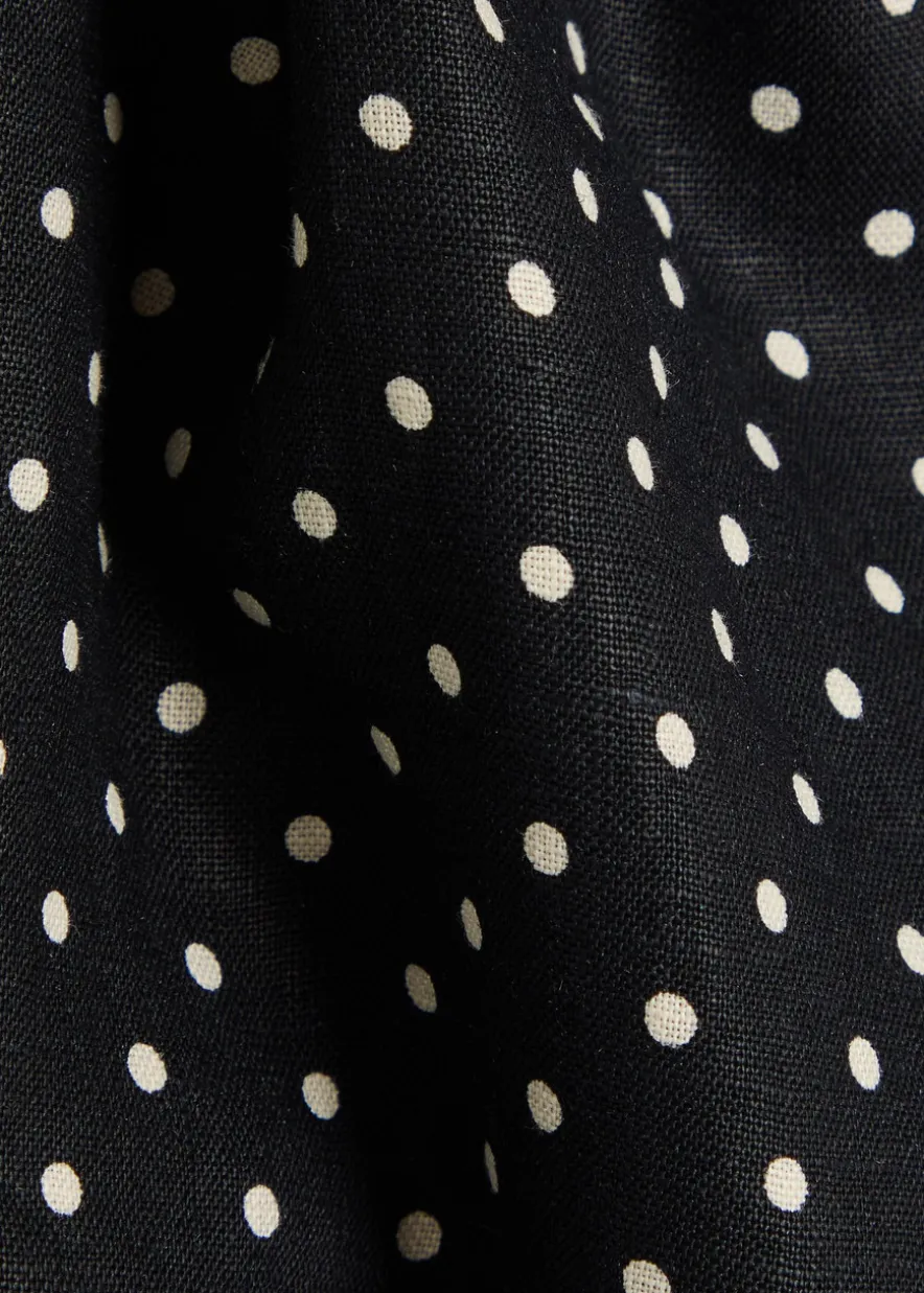 Petro polka dot linen top