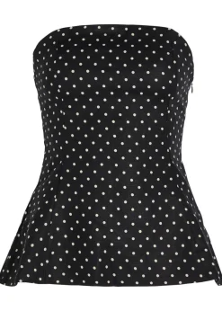 Petro polka dot linen top