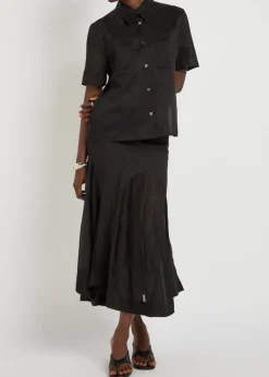 Petti embroidered woven skirt