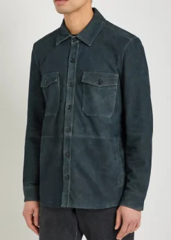 Peyman suede overshirt
