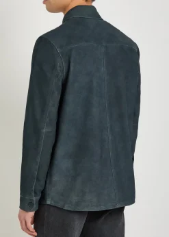 Peyman suede overshirt