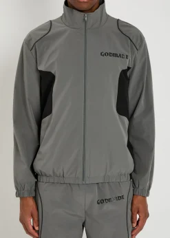 Phantom logo cotton track jacket