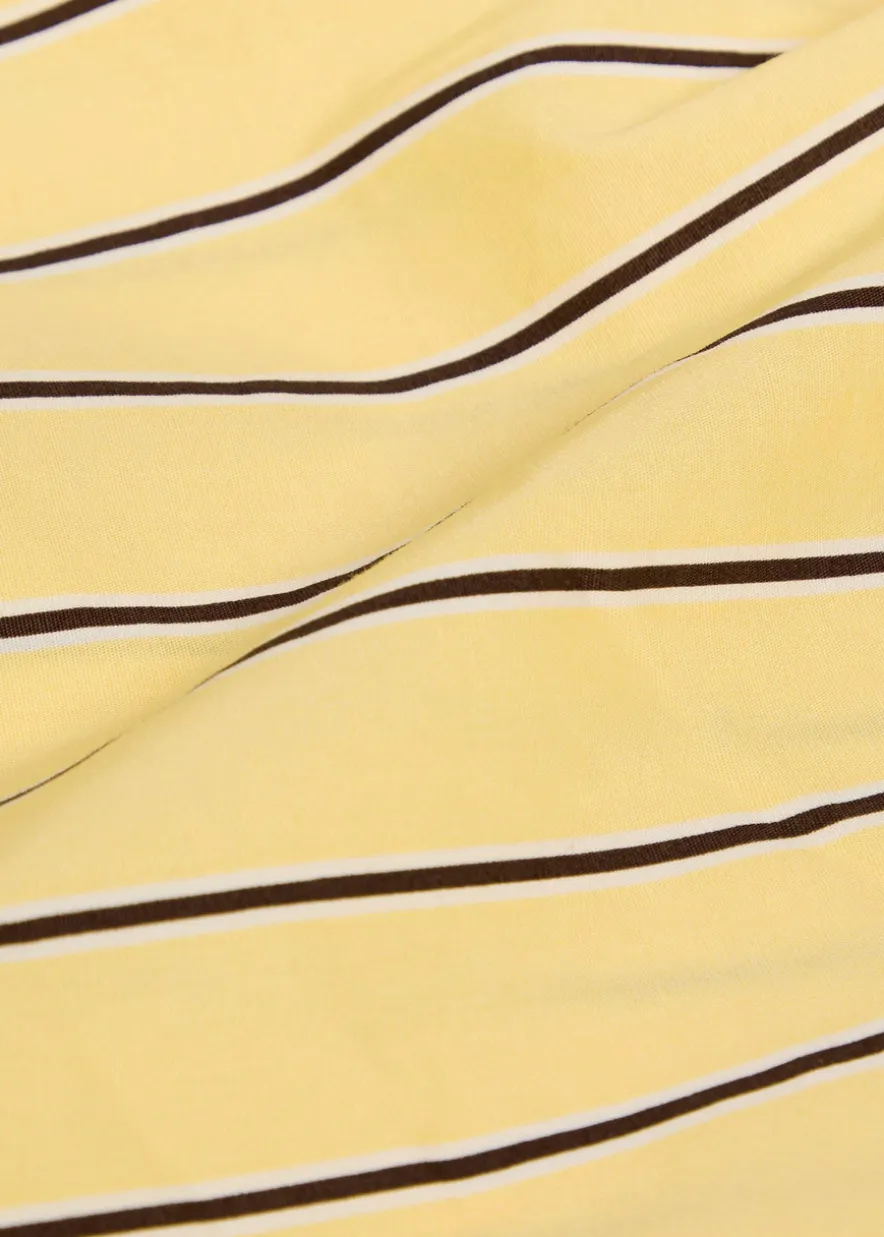 Phare striped stretch cotton-poplin maxi dress