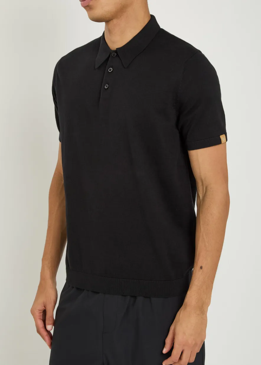 Pickwell fine-knit cotton polo shirt