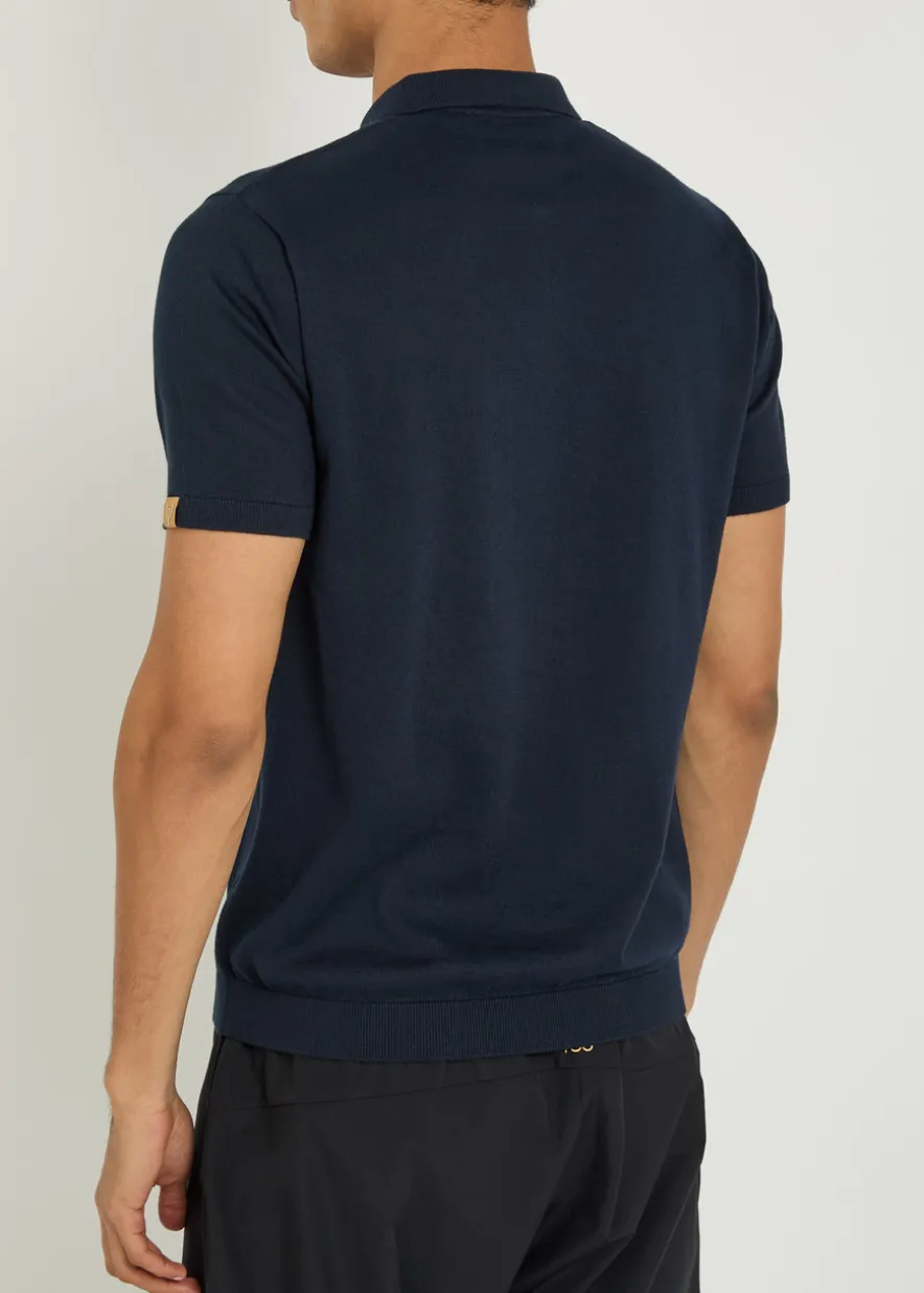 Pickwell fine-knit cotton polo shirt