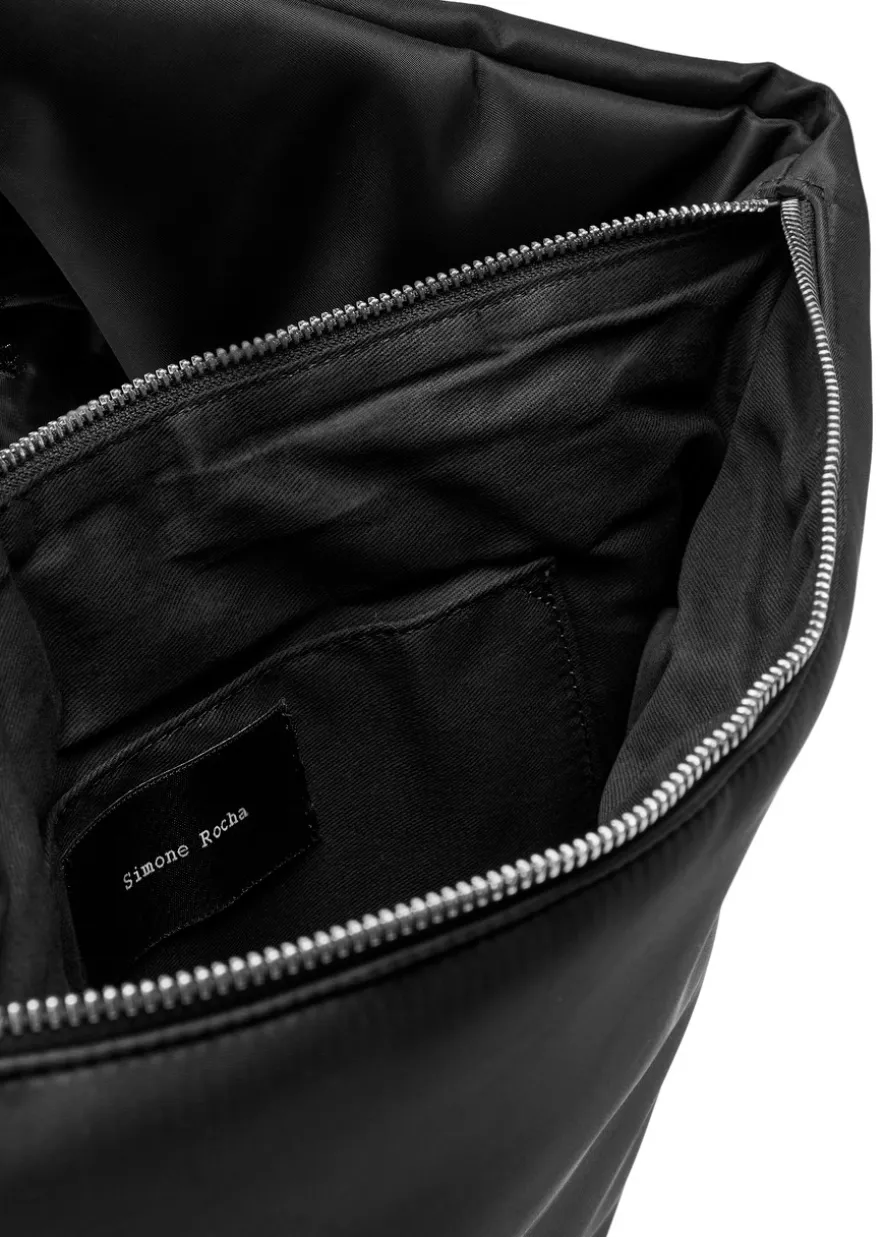 Pillowcase ruffled padded satchel bag